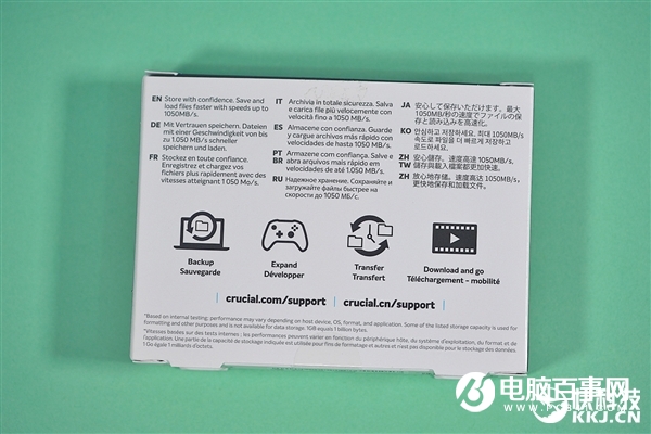 速度达1GB/s!英睿达X8移动SSD 2TB图赏:4寸手机大小