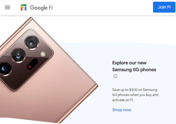 Google Fi分享5G网络覆盖范围和支持带机入网的新设备