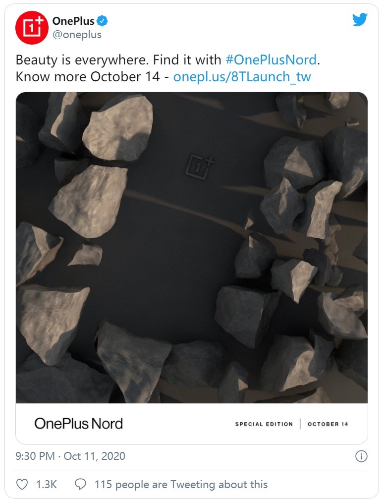 限量版一加 Nord 将同 8T 一同发布：采用经典砂岩材质后壳