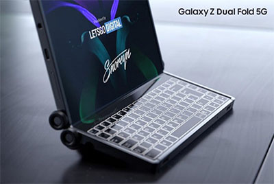 三星Galaxy Z Dual Fold 5G双折叠概念机的新设计专利曝光