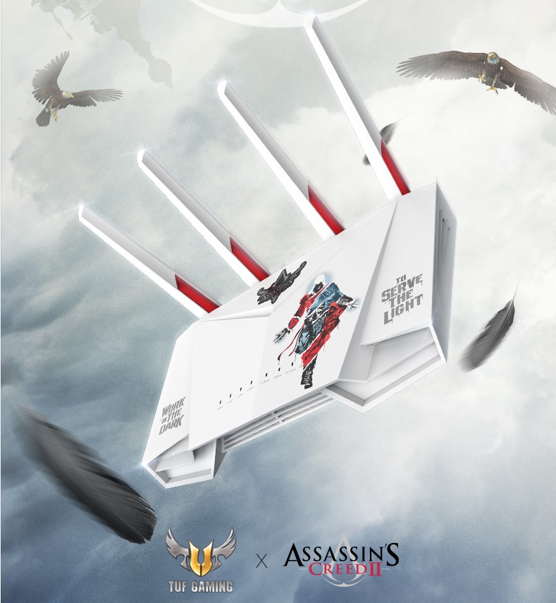 华硕推出 TUF AX3000 刺客信条联名版路由器,首发 699 元