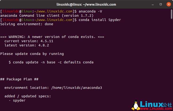 Ubuntu 18.04中安装Spyder,Python可视化IDE