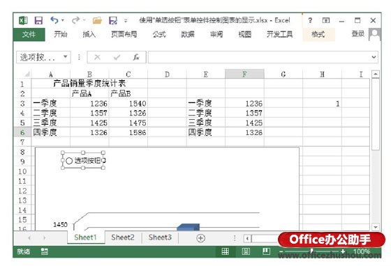 excel表格选项按钮 在Excel表格中使用“选项按钮”控件控制图表显示的方法 excel表格选项按钮 在Excel表格中使用“选项按钮”控件控制图表显示的方法