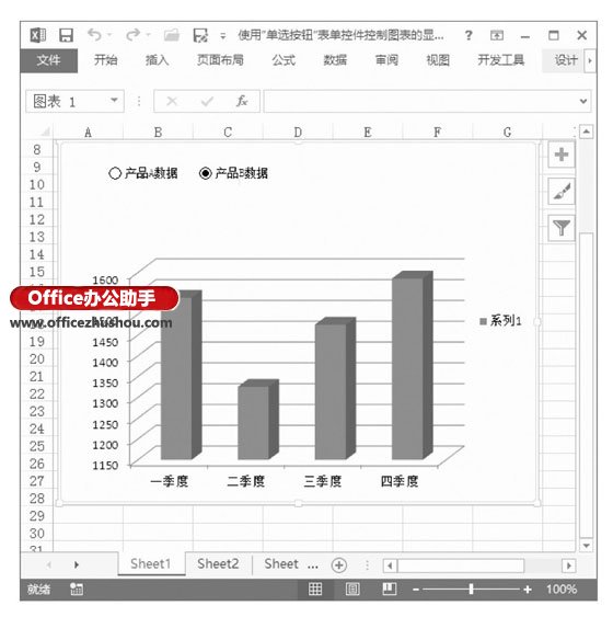 excel表格选项按钮 在Excel表格中使用“选项按钮”控件控制图表显示的方法 excel表格选项按钮 在Excel表格中使用“选项按钮”控件控制图表显示的方法
