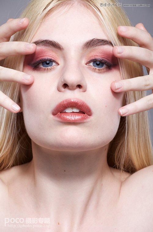 教你用ps如何加强脸部结构打造立体感人像