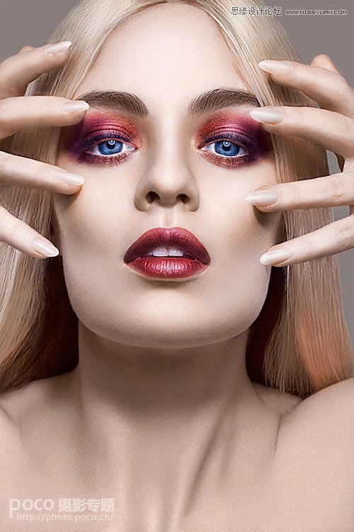 教你用ps如何加强脸部结构打造立体感人像