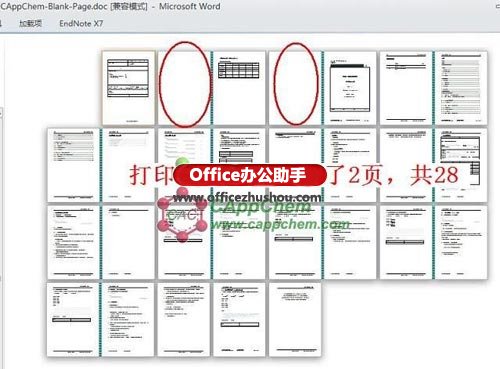 打印预览出现空白页 Word 2010打印预览时出现多余的空白页的原因及解决方法