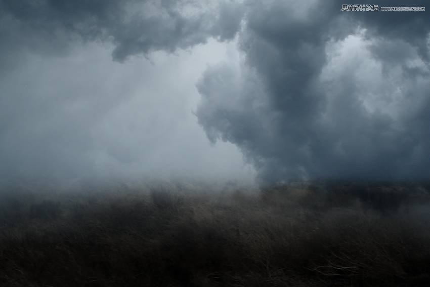 PS合成哥特风格的女巫场景图