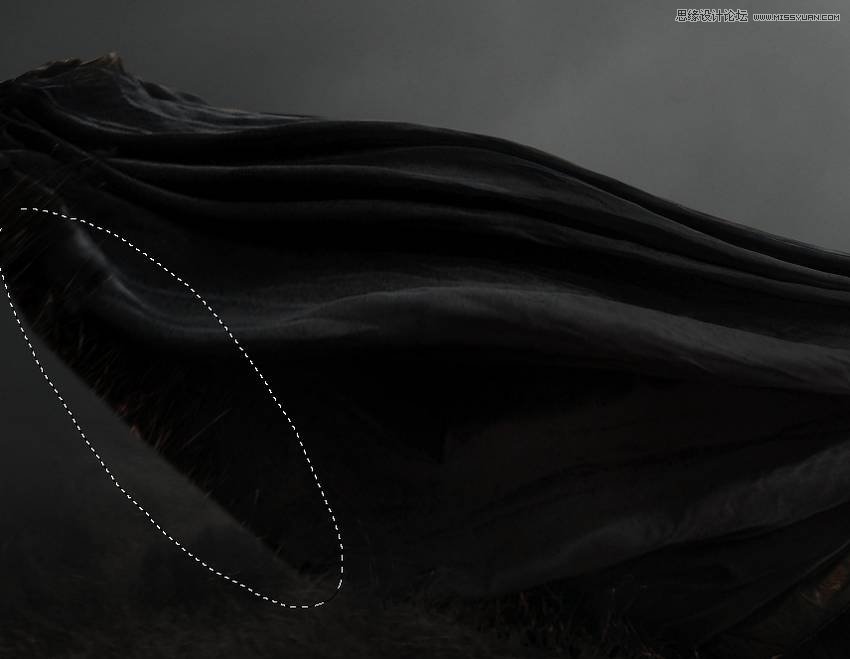 PS合成哥特风格的女巫场景图