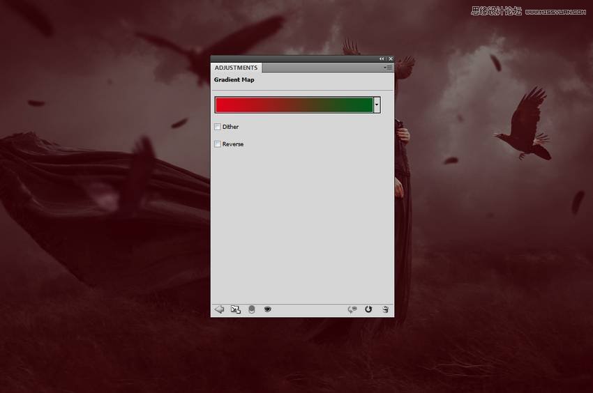 PS合成哥特风格的女巫场景图