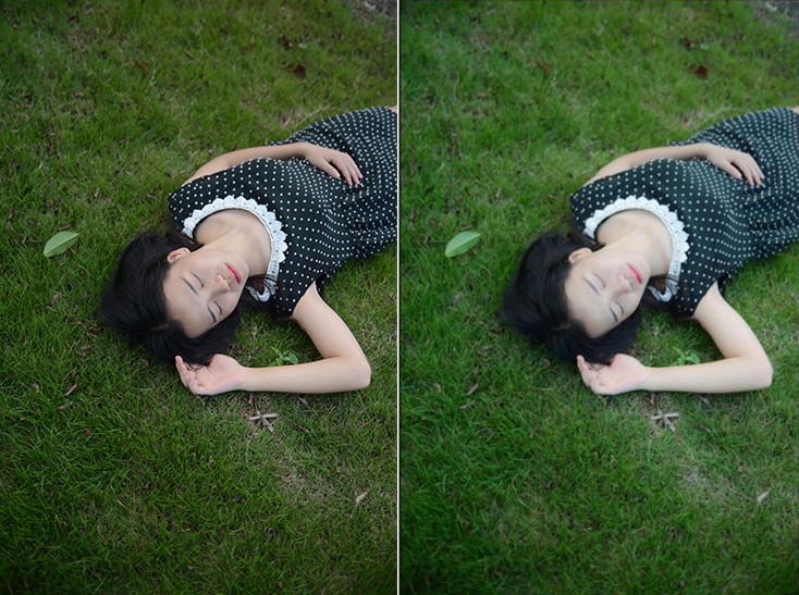 PS调出外景人像唯美的暗夜艺术效果