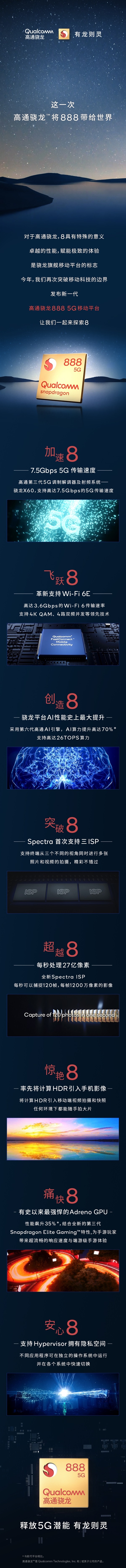 一图看懂高通骁龙 888 的八个 8