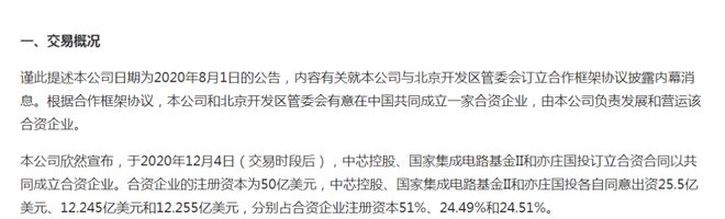 中芯国际联手国家队 斥资500亿建12英寸晶圆制造