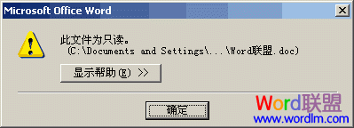 word打开文档 Word2003基础教程4 - 以只读方式打开文档