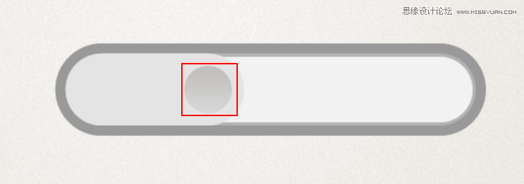 ps绘制立体风格的UI控件开关