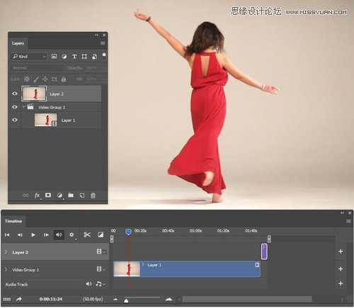 ps合成创意风格的人像幻影效果