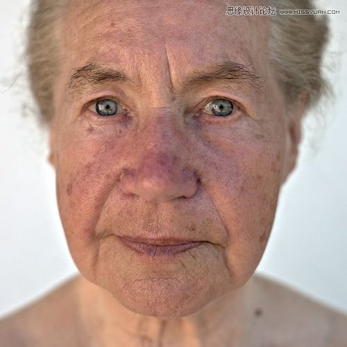 PS详解老年人皮肤美白修饰教程