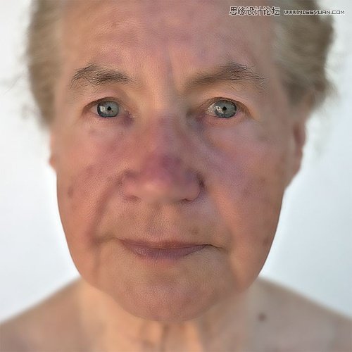 PS详解老年人皮肤美白修饰教程