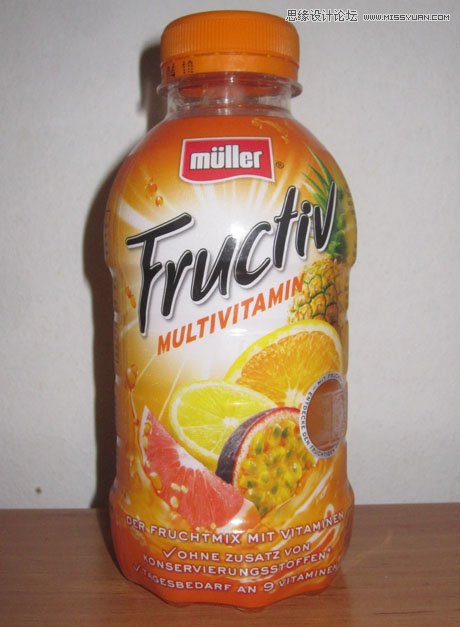 ps制作绚丽大气的水果饮料海报