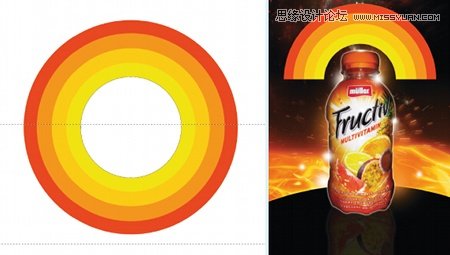 ps制作绚丽大气的水果饮料海报