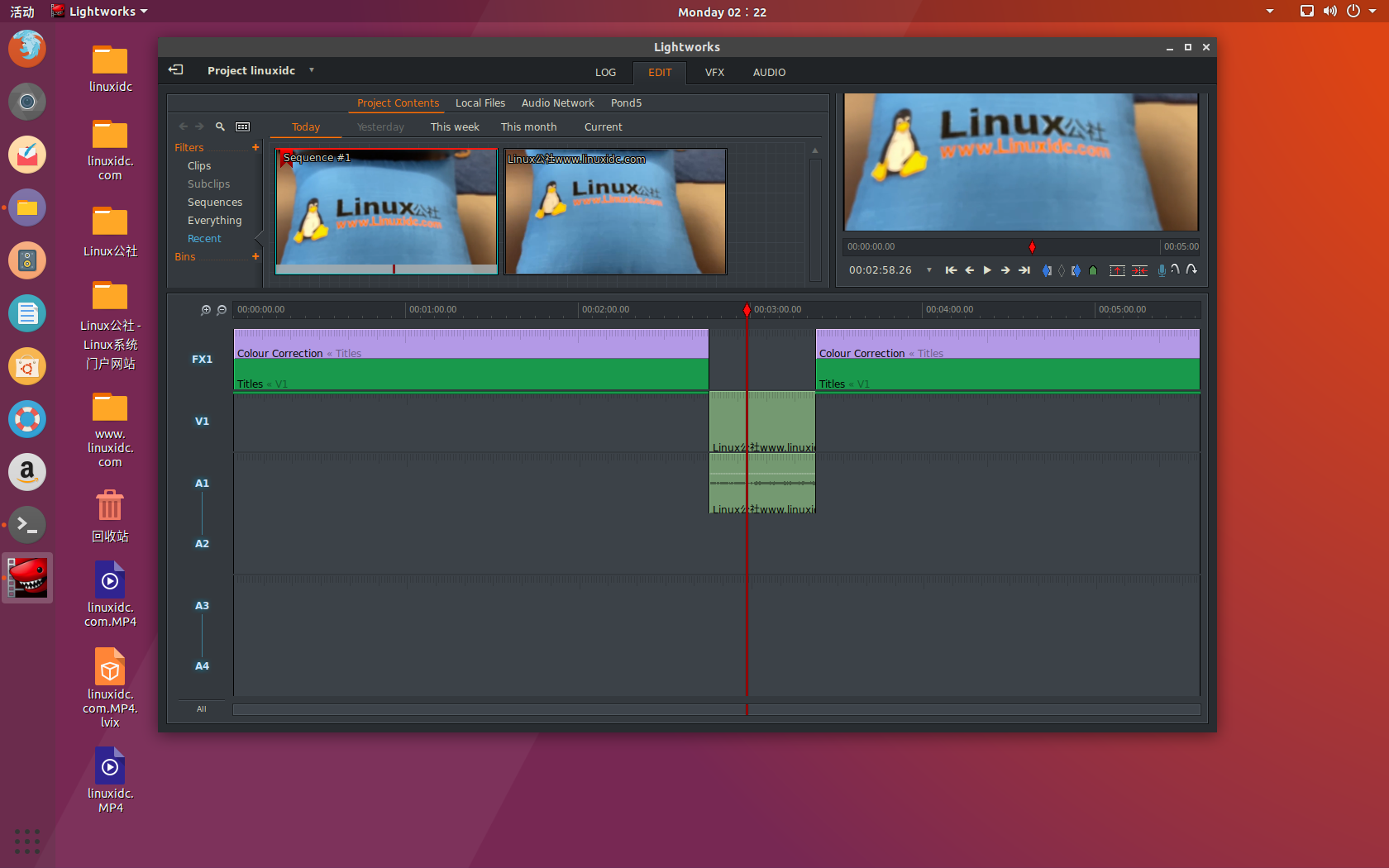 Ubuntu 18.04中PPA安装专业电影剪辑软件Lightworks 14.5