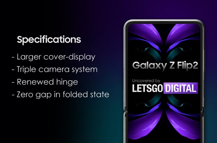 专利表明三星将为Galaxy Z Flip 2折叠屏新机配备更大的外屏