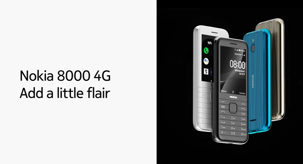 经典造型重现：诺基亚 6300 / 8000 4G 将于 21 日、30 日预售