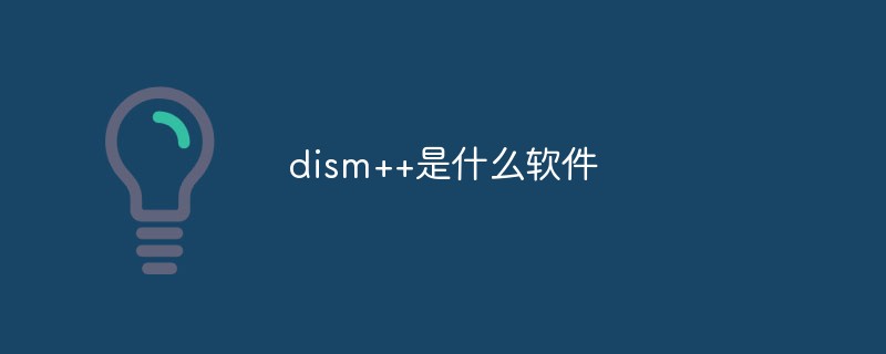dism++是什么软件