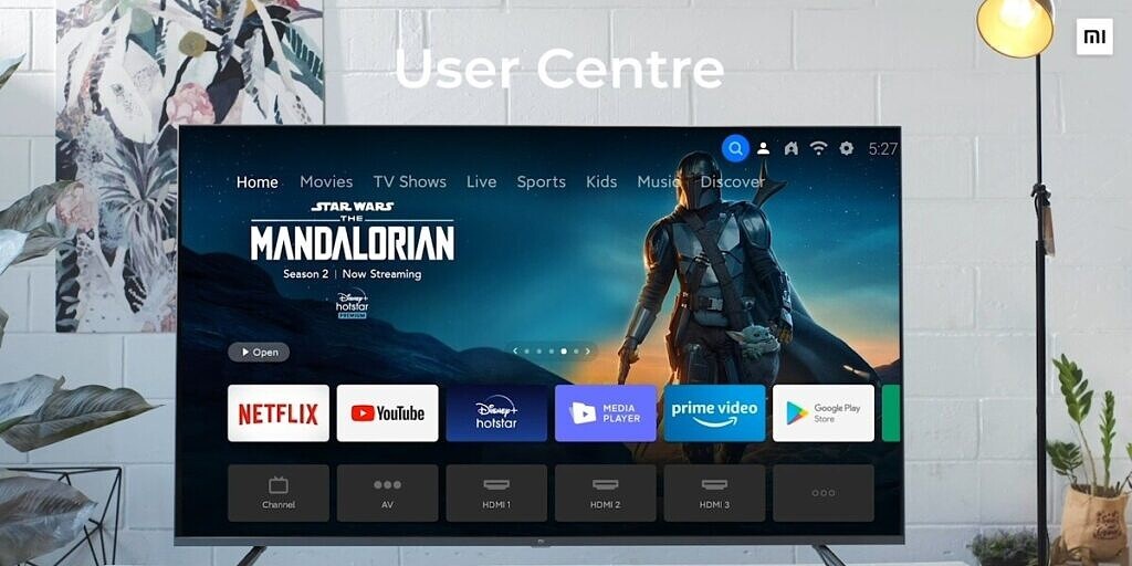 小米印度发布 Mi QLED TV 4K 电视：搭载 Android TV 10 系统，30W 扬声器