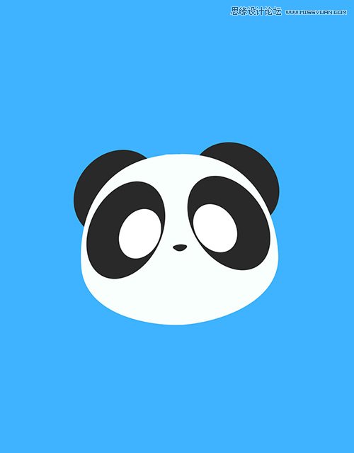 用PS绘制萌萌可爱的3D卡通熊猫