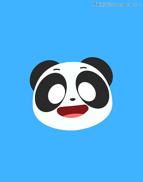 用PS绘制萌萌可爱的3D卡通熊猫