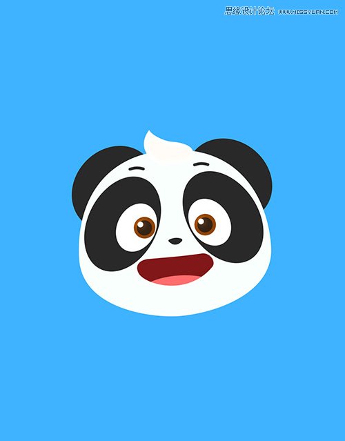 用PS绘制萌萌可爱的3D卡通熊猫