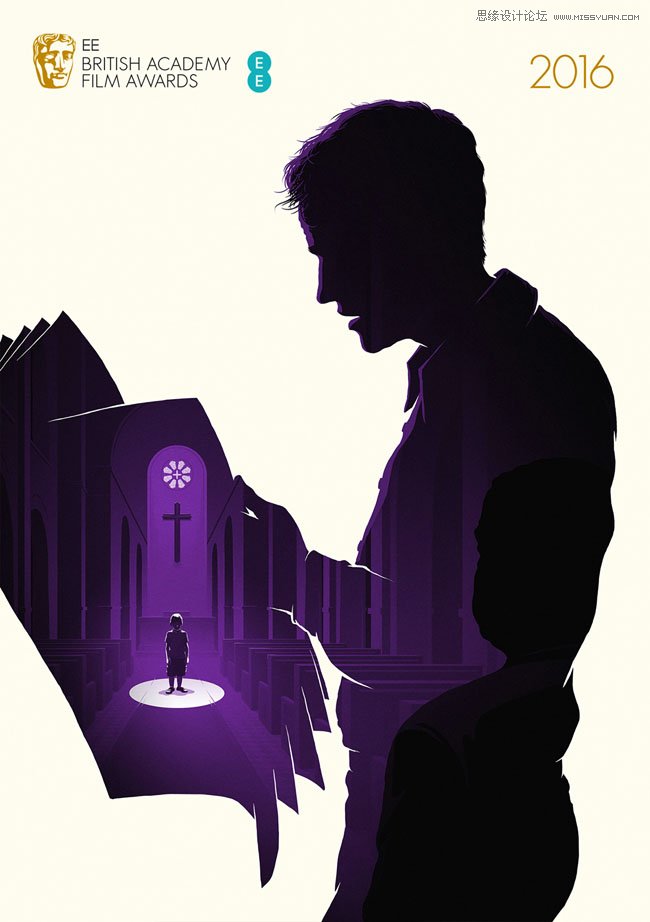 PS设计二次曝光特效的电影海报教程