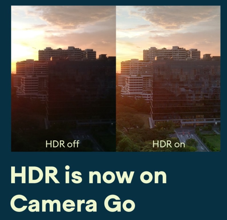 谷歌 Camera Go 支持 HDR 功能，增强入门机的影像能力