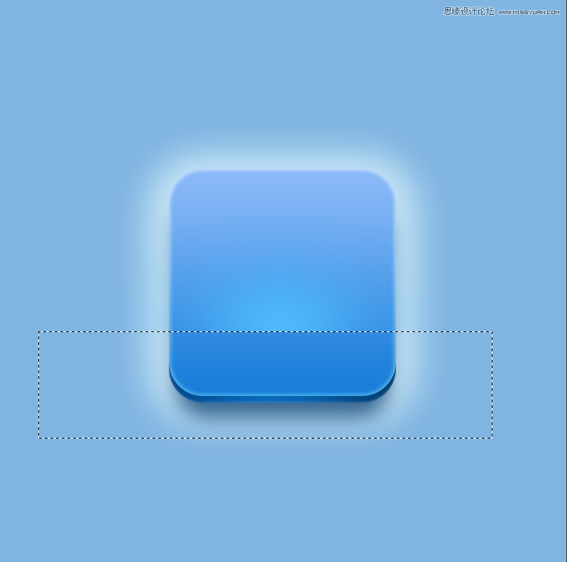 用PS合成蓝色立体风格的APP图标