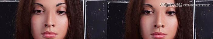 用ps给欧美打伞的人像照片添加夜景效果