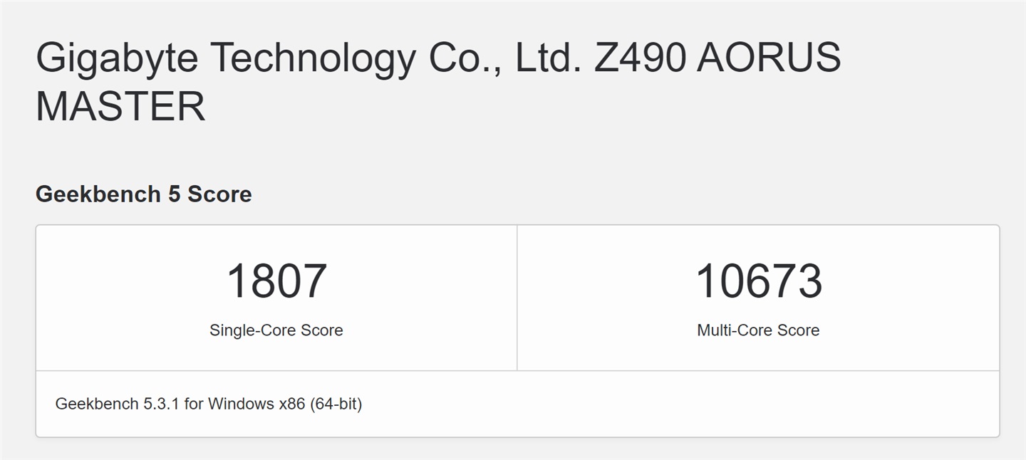 英特尔 i7-11700K 现身 Geekbench：单核 1800，超 AMD R9 5950X