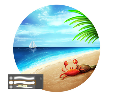 用PS给同一张照片转换成不同的场景效果