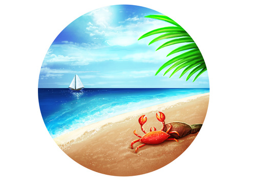 用PS给同一张照片转换成不同的场景效果