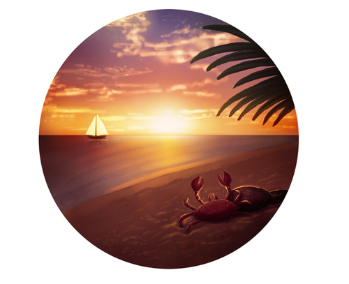 用PS给同一张照片转换成不同的场景效果