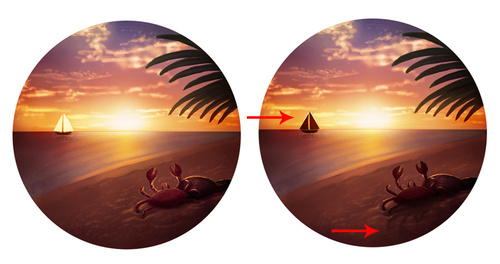 用PS给同一张照片转换成不同的场景效果