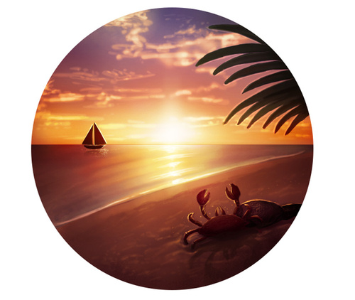 用PS给同一张照片转换成不同的场景效果