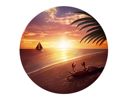 用PS给同一张照片转换成不同的场景效果