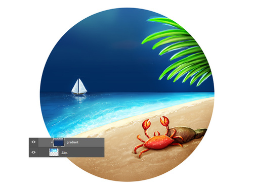 用PS给同一张照片转换成不同的场景效果