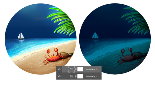 用PS给同一张照片转换成不同的场景效果
