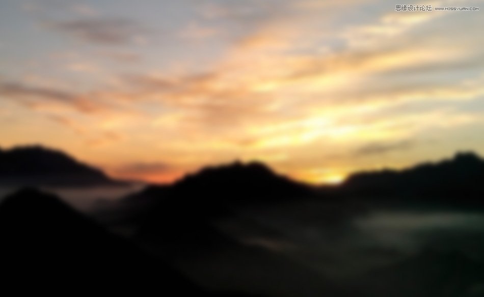 ps给森林照片添加唯美逆光效果