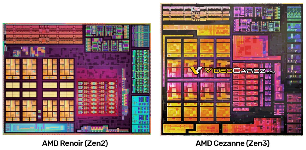AMD 锐龙 5000 系 Cezanne APU 核心图曝光：8 核 16 线程，将于 1 月 11 日发布