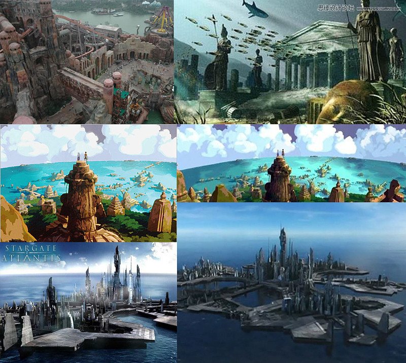 PS绘制辉煌大气的古堡建筑游戏场景