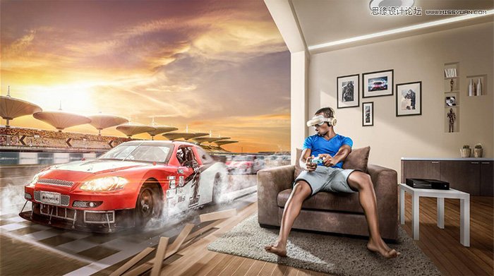 PS详细解析海报设计中的透视原理