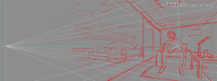 PS详细解析海报设计中的透视原理